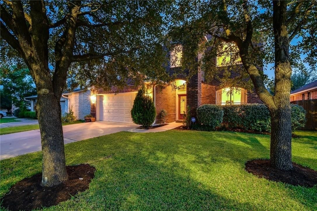 View 3713 Fossilwood Way in Mayfield Ranch 3713 Fossilwood Way - front exterior - Luxury home in Mayfield Ranch, Round Rock, TX