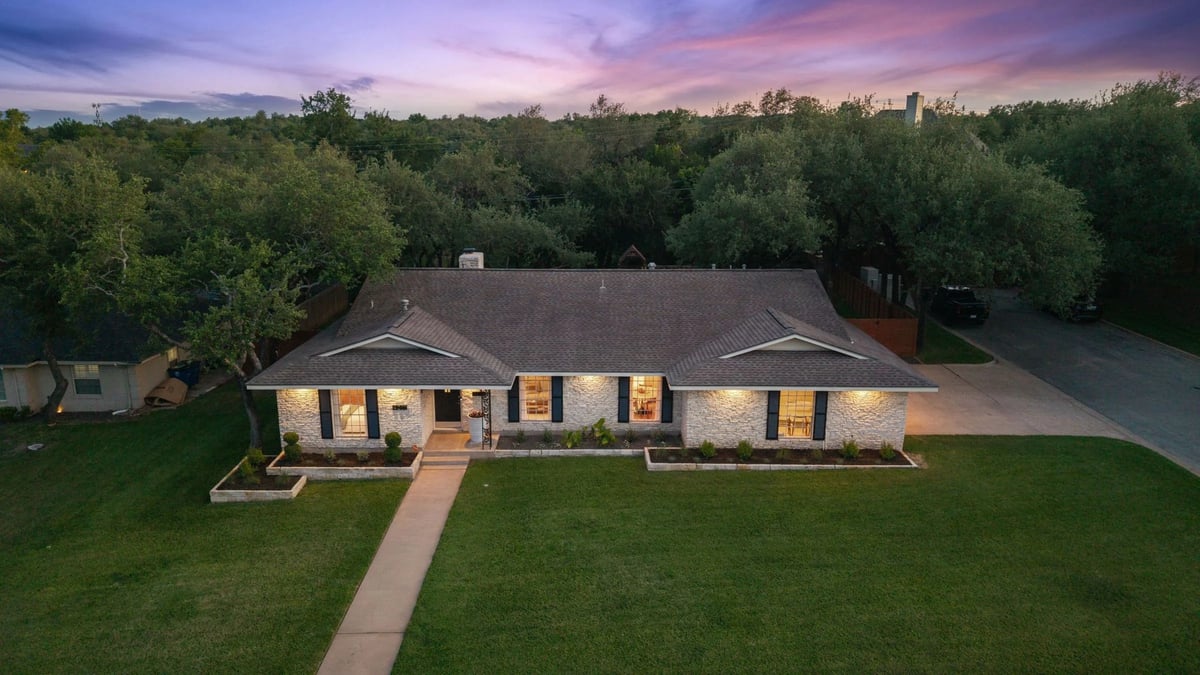 View 4011 Greystone Dr in Northwest Hills 4011 Greystone Dr - front exterior - Luxury home in Northwest Hills, Austin, TX