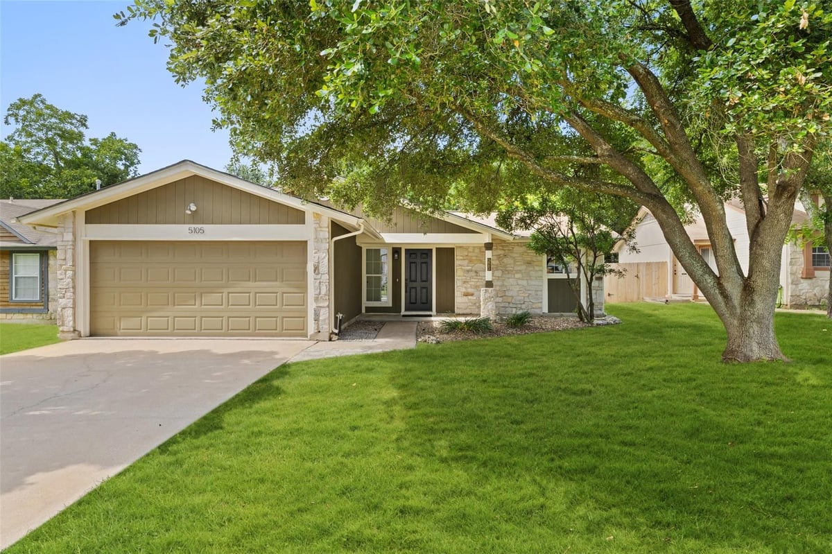 View 5105 Ganymede Dr in Milwood Sec 11 5105 Ganymede Dr - front exterior - Luxury home in Milwood Sec 11, Austin, TX
