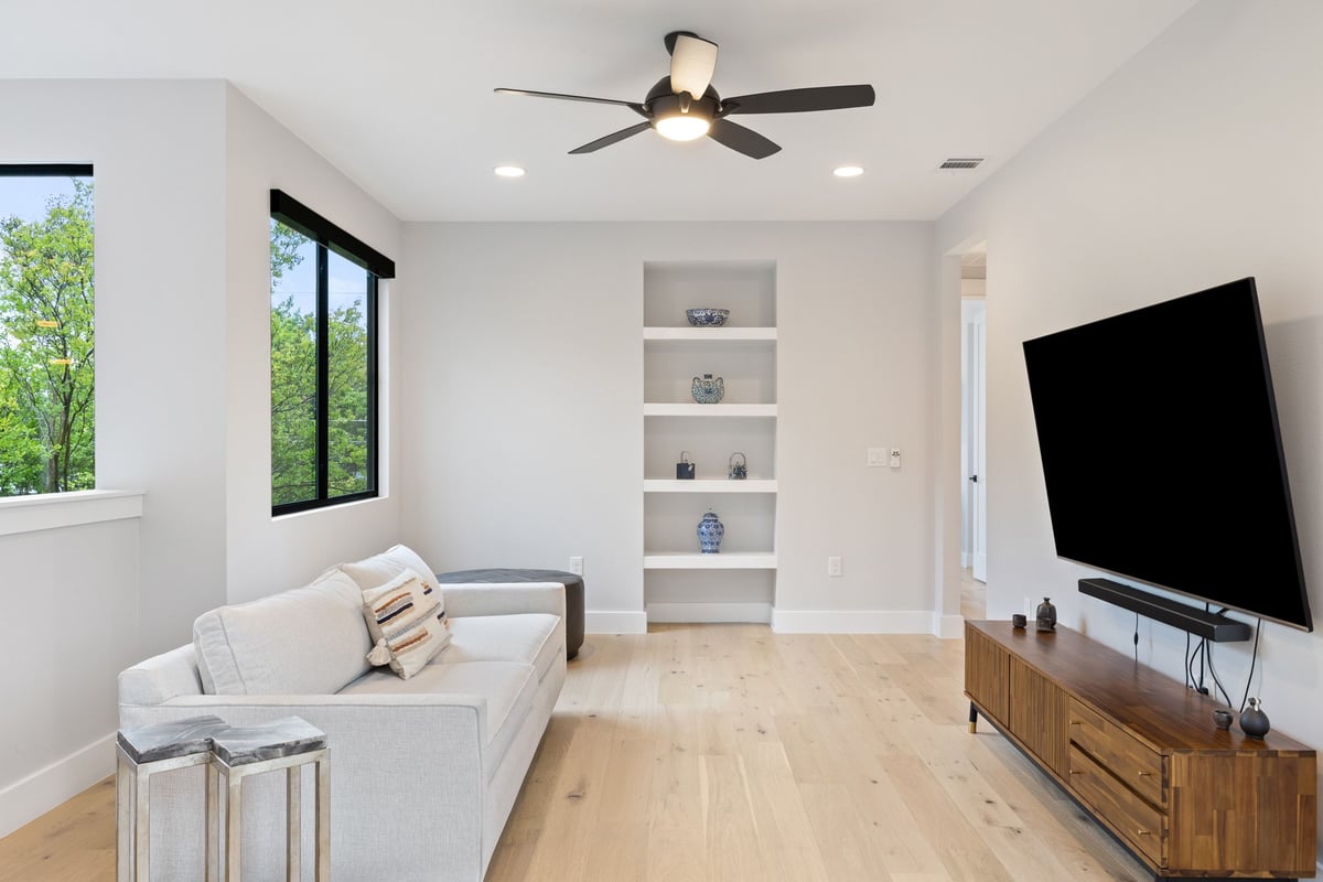 Upstairs den