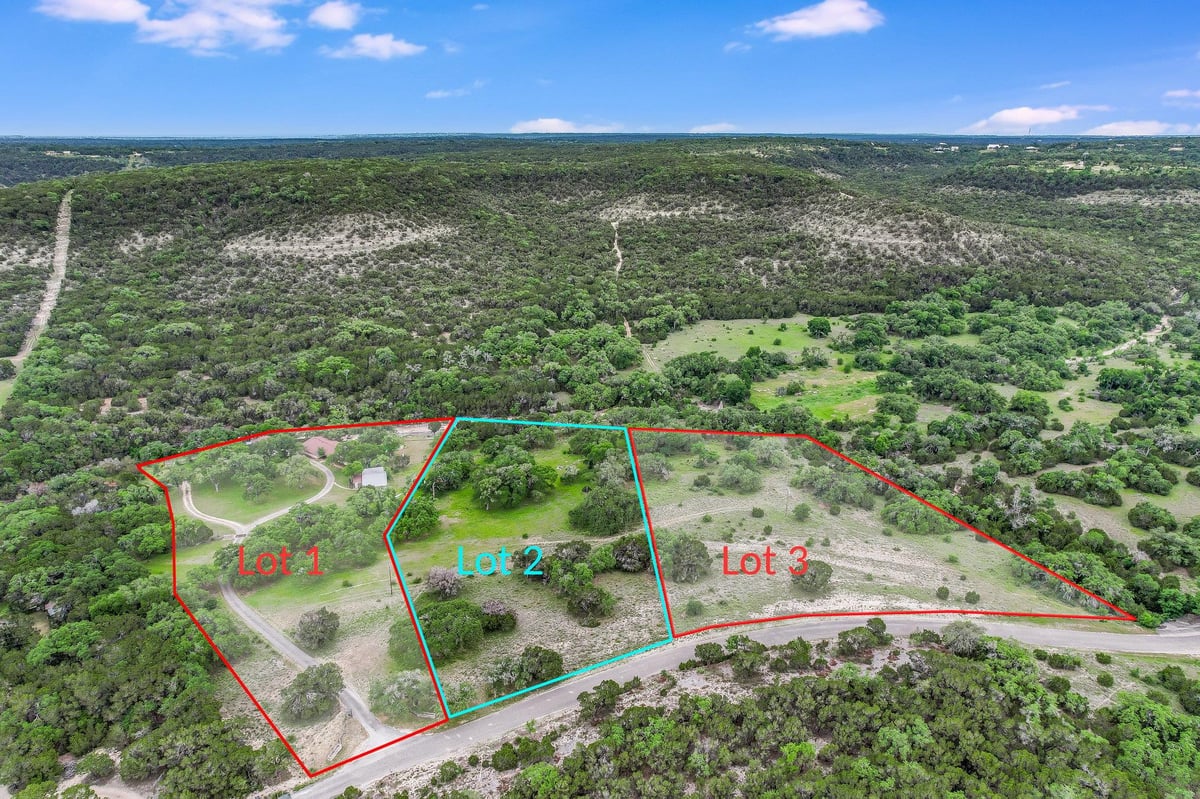 View 00 Spoke Hollow Rd in Spoke Pile Subdivision 00 Spoke Hollow Rd - front exterior - Luxury lot in Spoke Pile Subdivision, Wimberley, TX