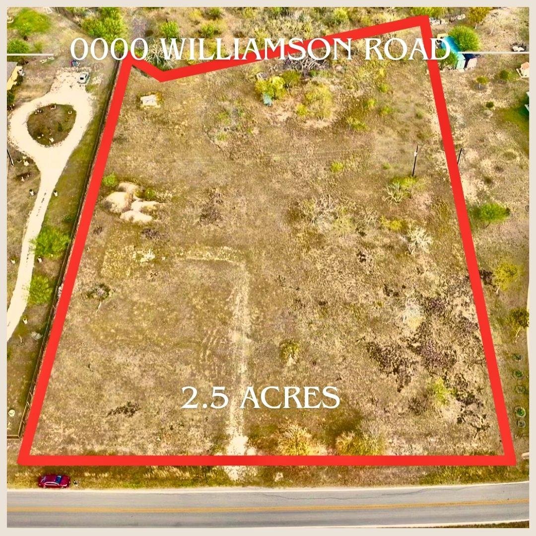 View 0000 Williamson Rd in Ahasuerus Add 0000 Williamson Rd - front exterior - Luxury lot in Ahasuerus Add, Buda, TX