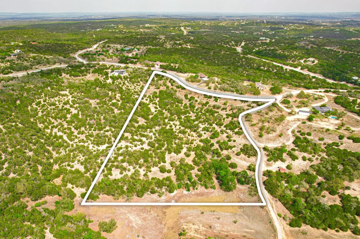 View 3303 Pattys Way in Hills of Cross Canyon Ranch 3303 Pattys Way - front exterior - Luxury lot in Hills of Cross Canyon Ranch, Spring Branch, TX