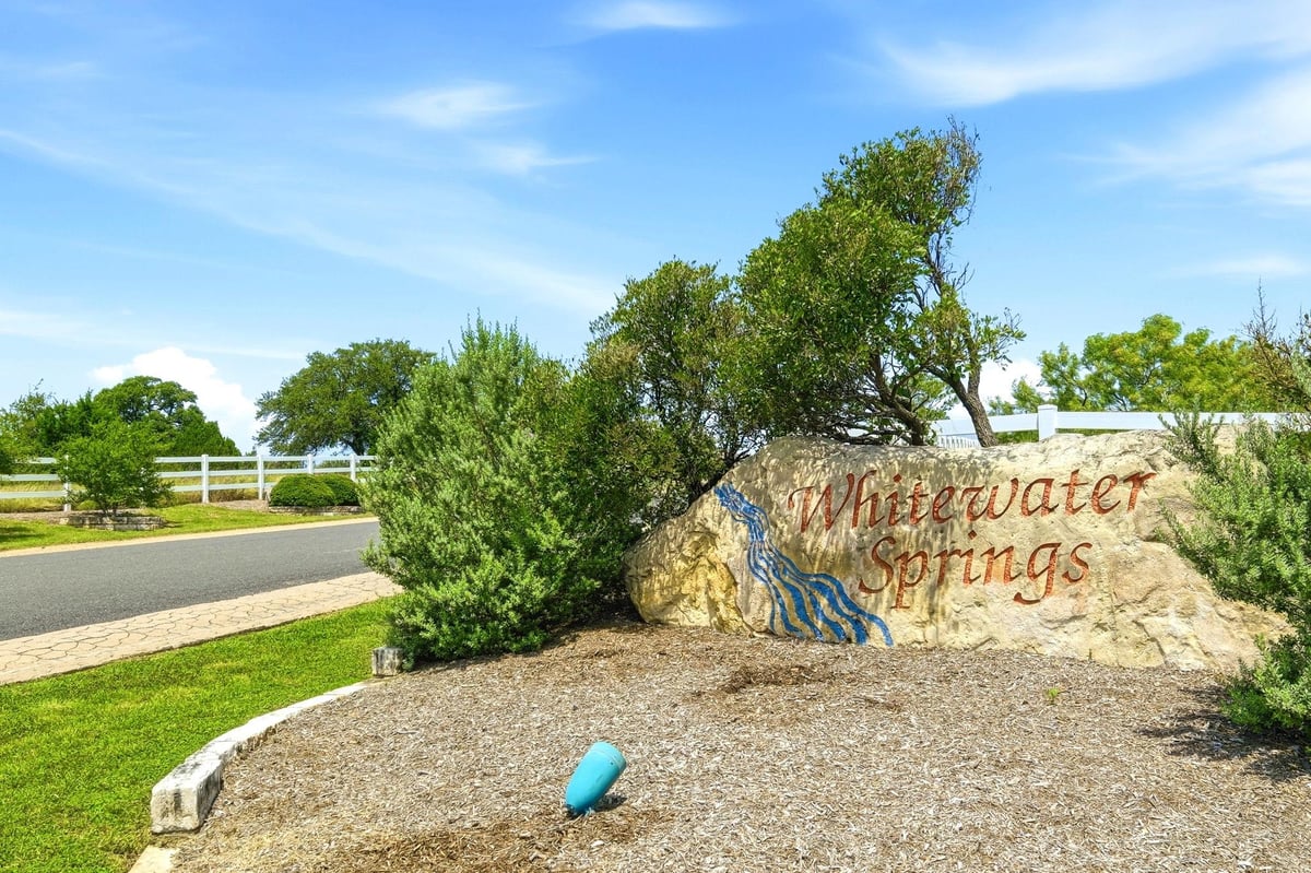 View 100 Bobcat CIR in Whitewater Springs 100 Bobcat CIR - front exterior - Luxury lot in Whitewater Springs, Bertram, TX