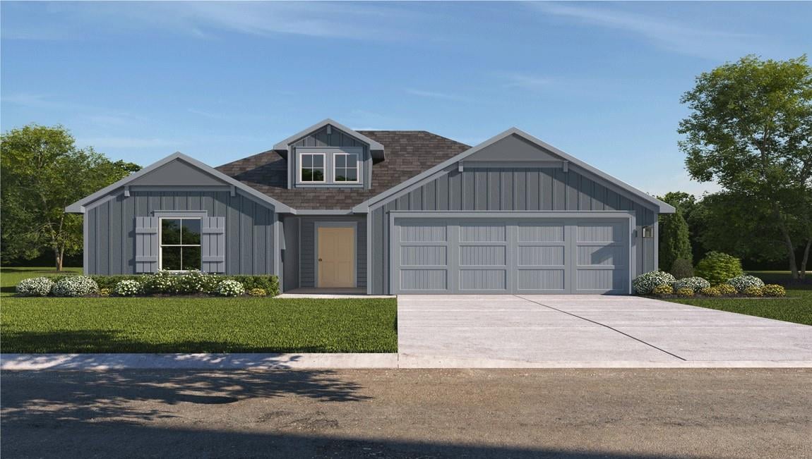 View 100 Rain Drop Rd in Eastern Wells 100 Rain Drop Rd - front exterior - Luxury home in Eastern Wells, Jarrell, TX