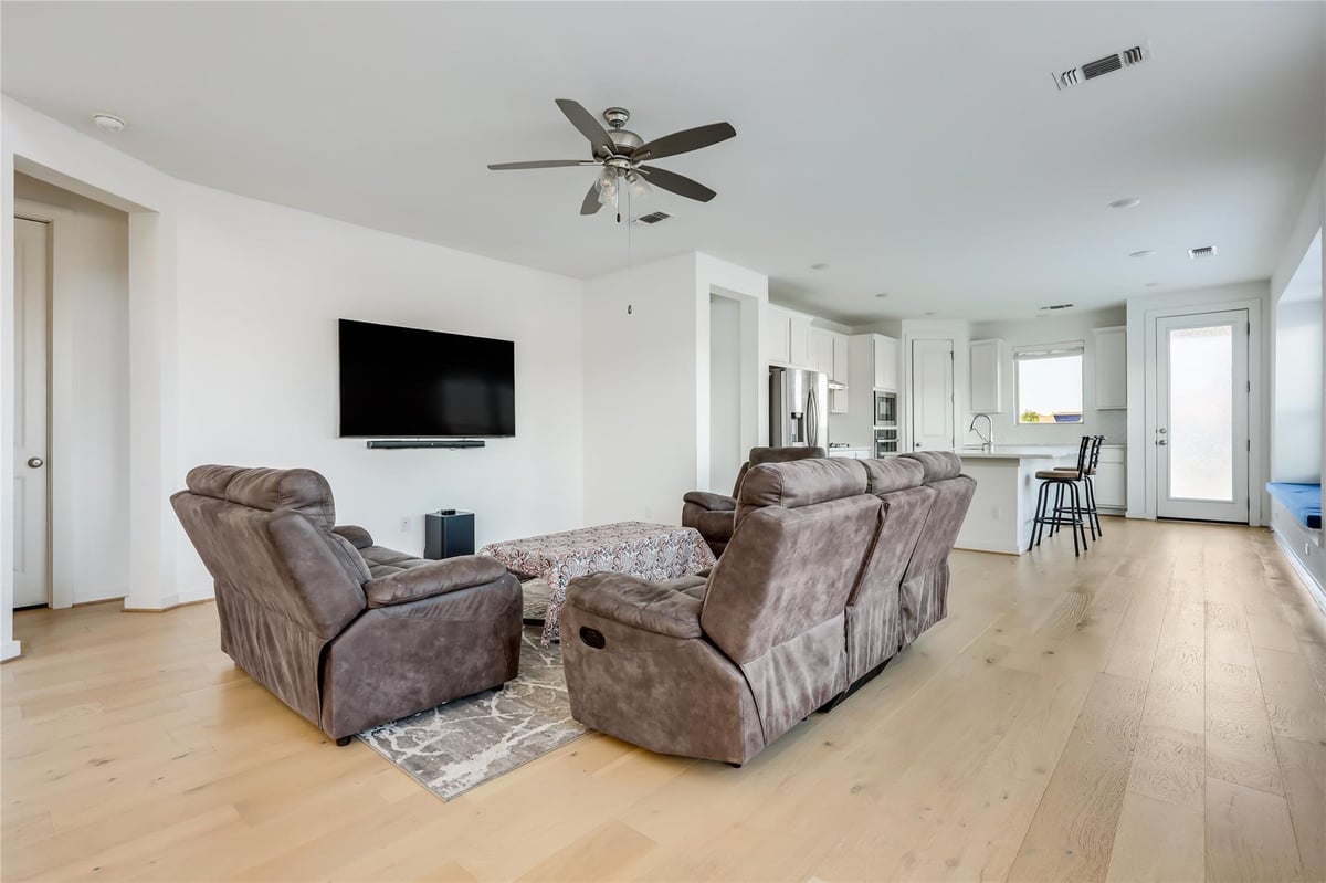 Primary bedroom at 100 Rangel Dr - 4 bed 3 bath home