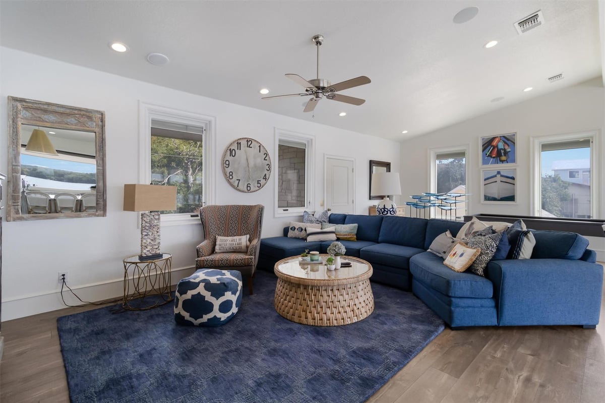 Primary bedroom at 100 S Waterway Dr - 7 bed 5 bath home