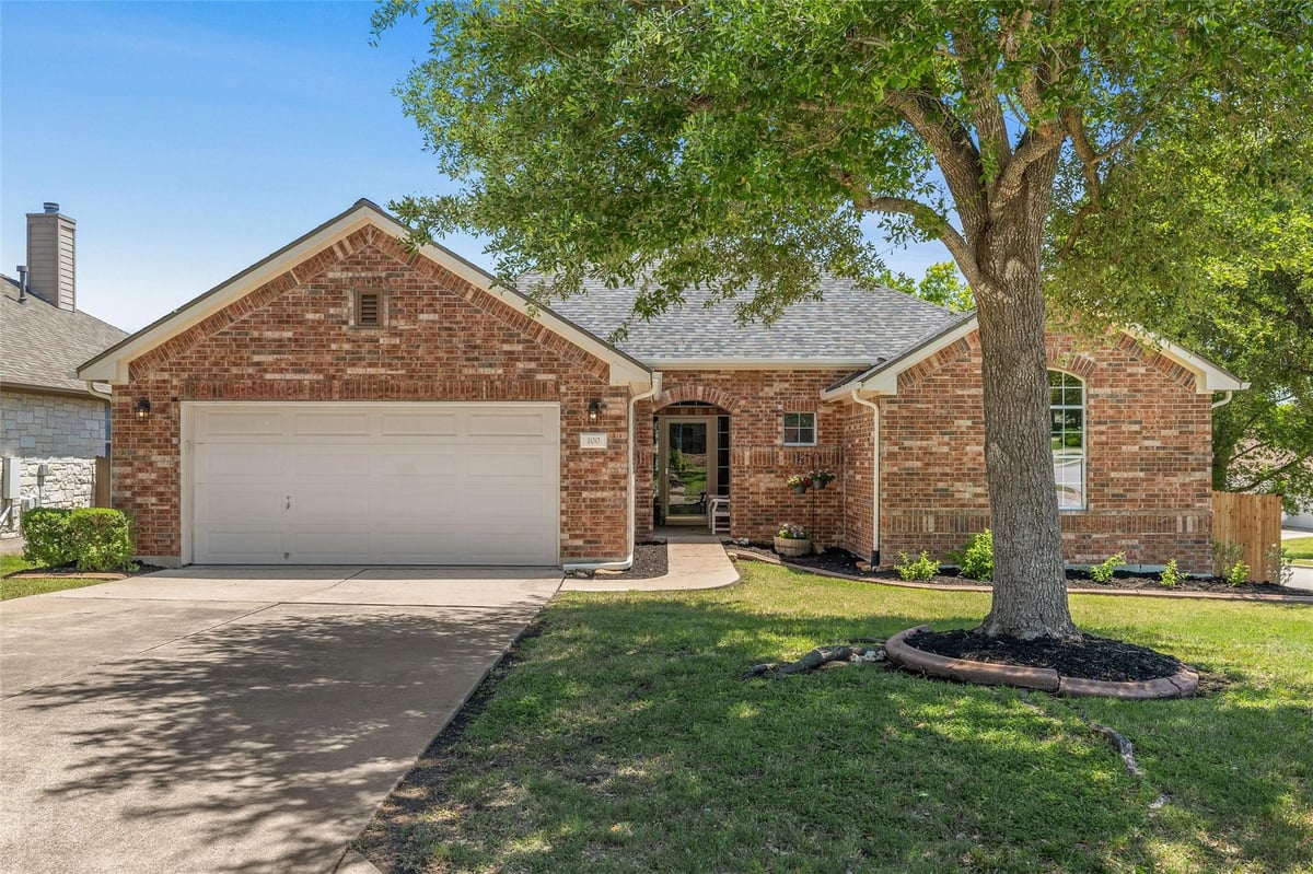 View 100 Stratton CT in Belterra Ph 1 Sec 3A 100 Stratton CT - front exterior - Luxury home in Belterra Ph 1 Sec 3A, Austin, TX