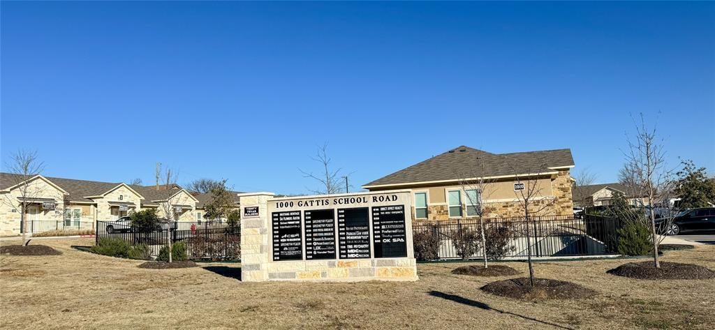 View 1000 Gattis School RD Unit #940 in Green Lawn Center 1000 Gattis School RD Unit #940 - front exterior - Luxury home in Green Lawn Center, Round Rock, TX