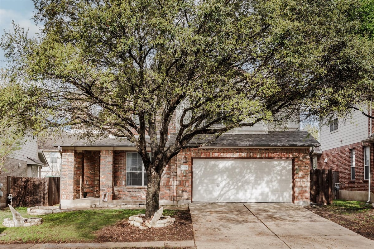 View 10008 Anahuac Trl in Parkside At Slaughter Creek SE 10008 Anahuac Trl - front exterior - Luxury home in Parkside At Slaughter Creek SE, Austin, TX