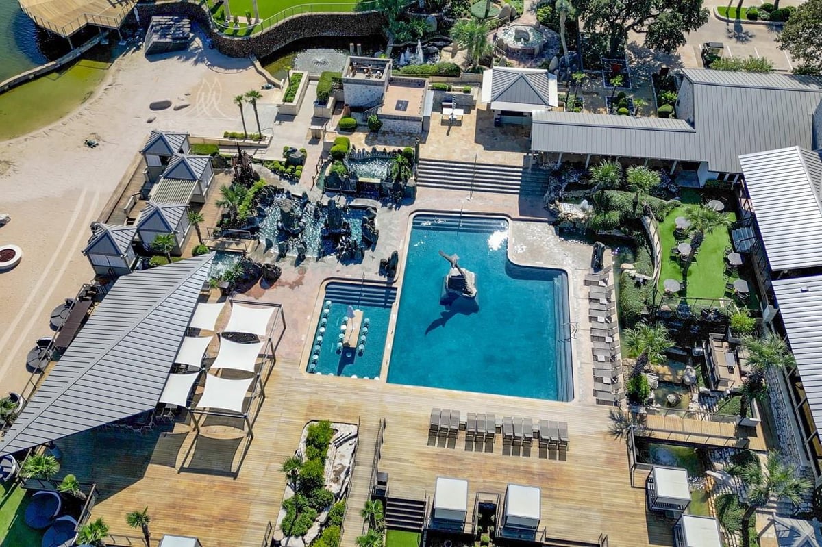 View 1001 The Cape Rd Unit #46 in The Waters At Horseshoe Bay Re 1001 The Cape Rd Unit #46 - front exterior - Luxury home in The Waters At Horseshoe Bay Re, Horseshoe Bay, TX