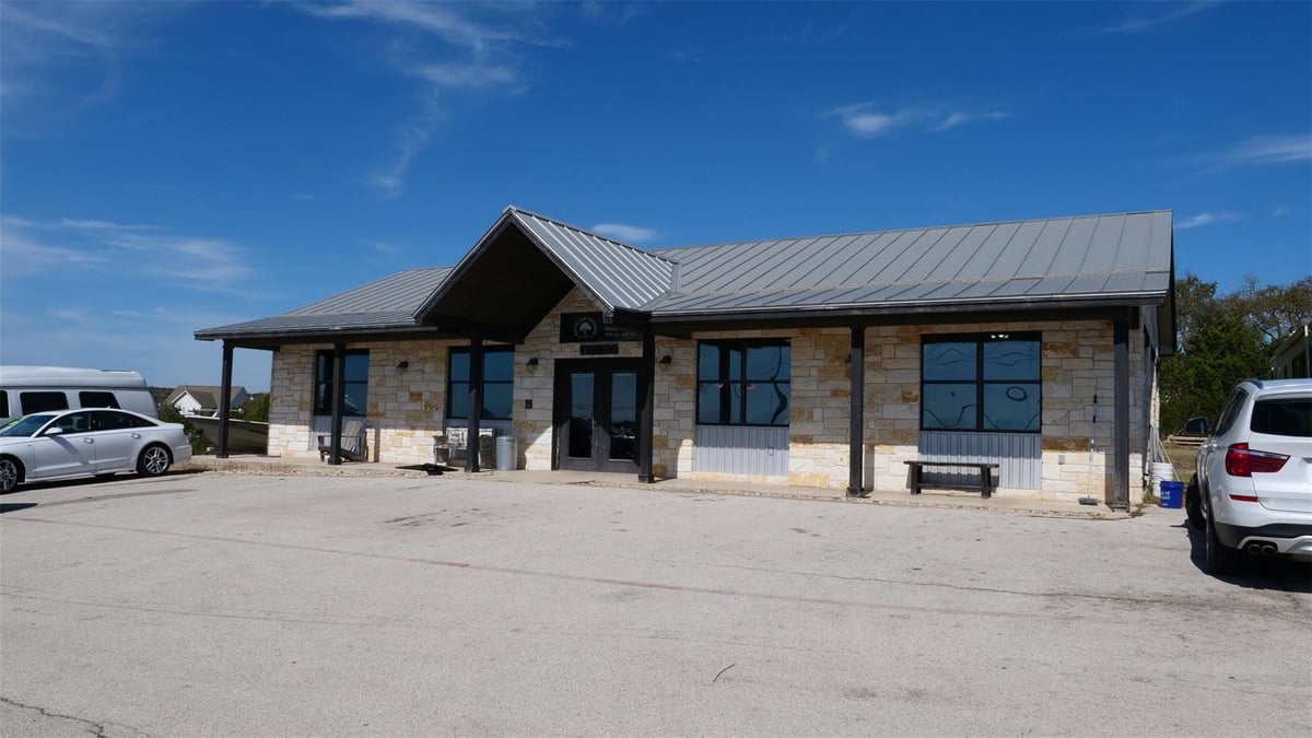 10010 Highway 290 Hwy W - front exterior - Luxury home in Scenic Brook Estates Sec 2 Re-, Austin, TX