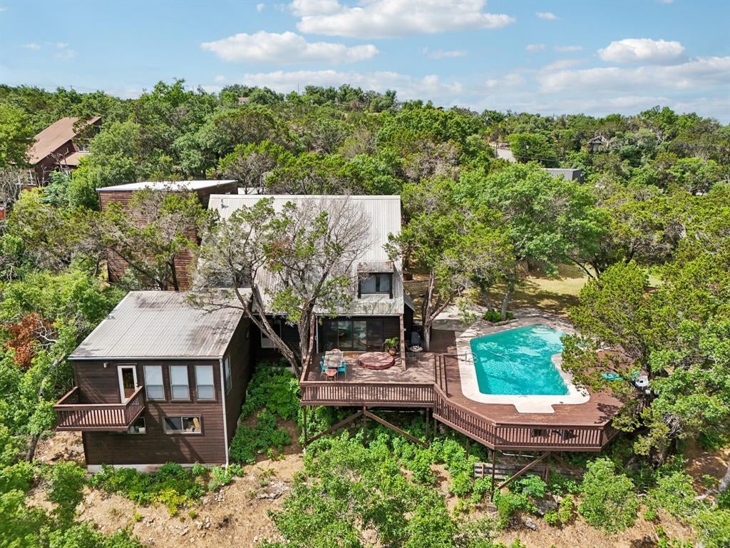 View 1002 Jousting Pl in Camelot Sec 03 1002 Jousting Pl - pool area with 1002 Jousting Pl in Austin - Luxury home in Camelot Sec 03, Austin, TX