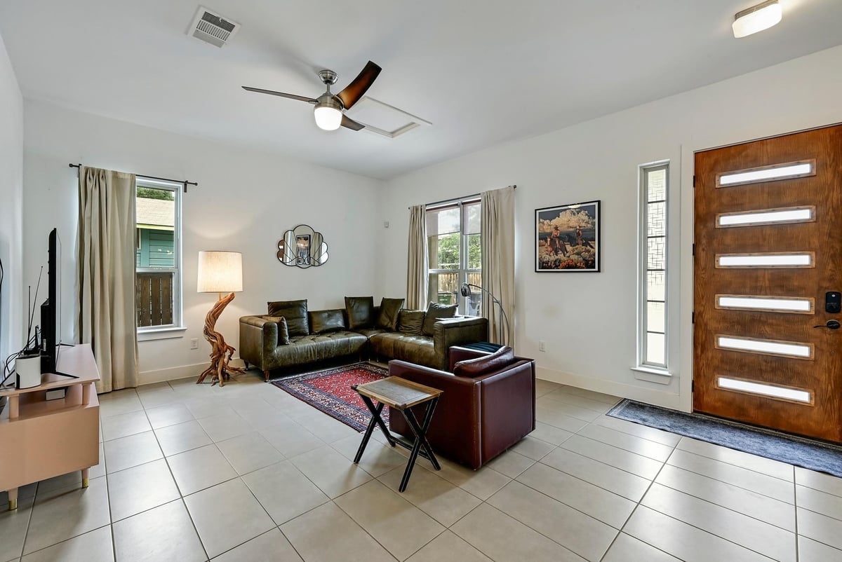 Primary bedroom at 1002 Linden St - 3 bed 2 bath home