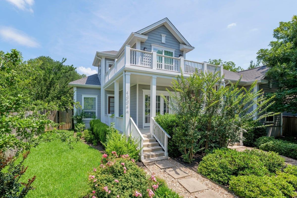 1004 E 13th ST Unit #A - front exterior - Luxury home in Swede Hill Condominiums, Austin, TX