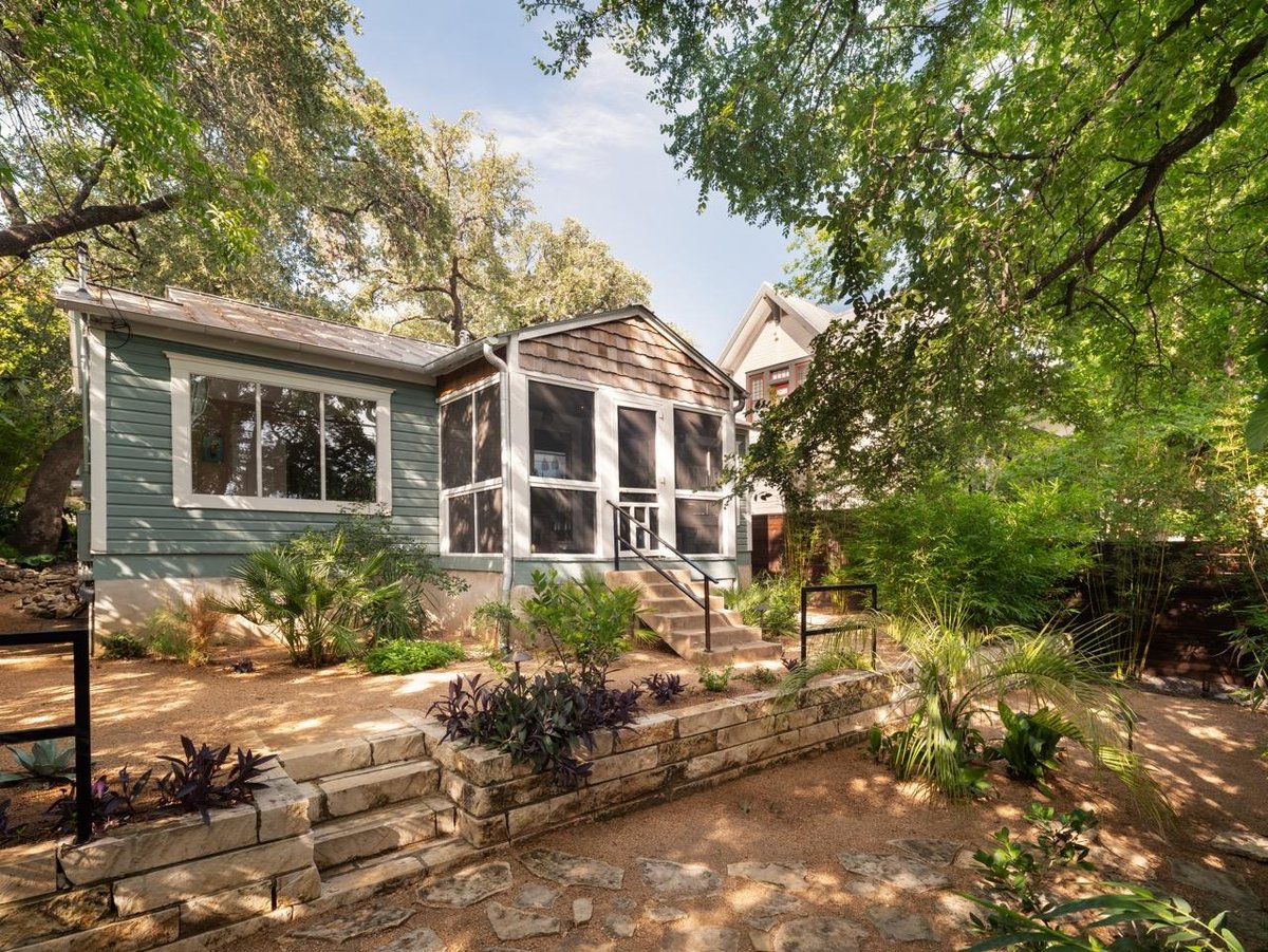 View 1005 E Riverside Dr in Travis Heights 1005 E Riverside Dr - front exterior - Luxury home in Travis Heights, Austin, TX