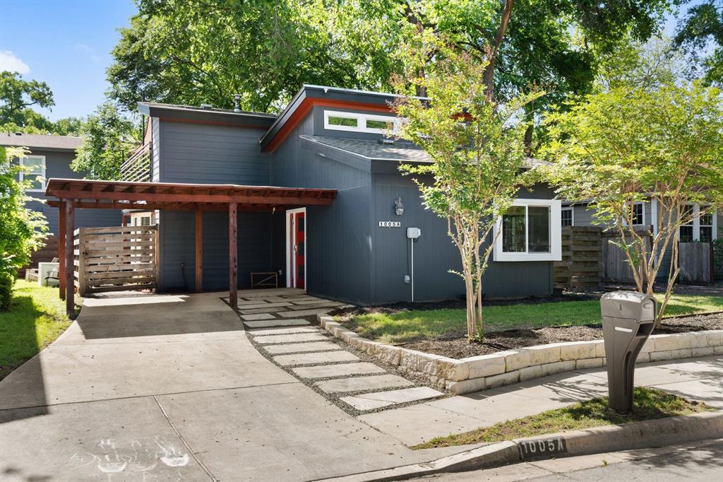 View 1005 Mansell Ave Unit #A in Govalle 1005 Mansell Ave Unit #A - front exterior - Luxury home in Govalle, Austin, TX