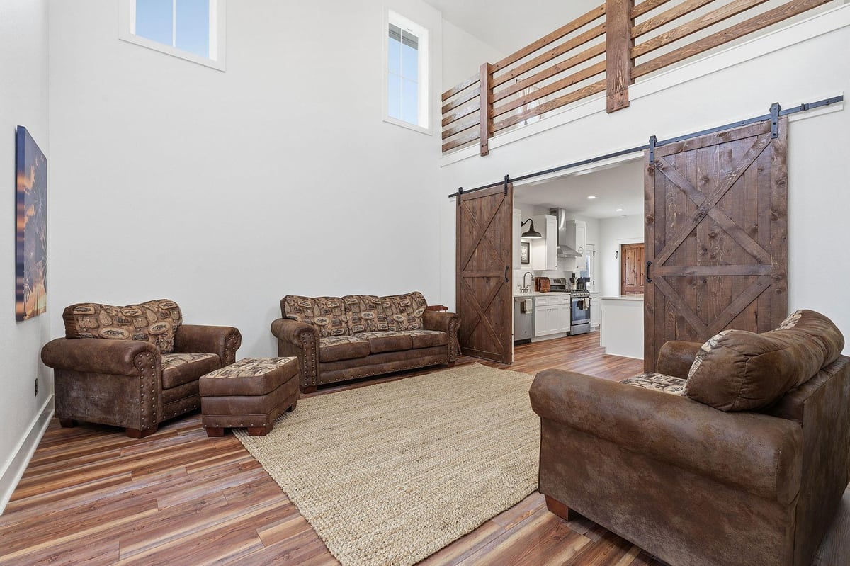 Primary bedroom at 1006 Frost Ave - Howard Ranch Commercial Condo Regime, Driftwood, TX