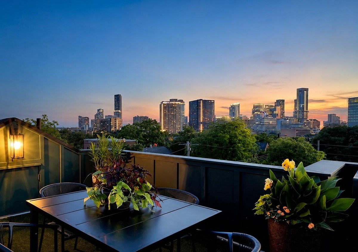 View 1007 E 15th ST Unit #2 in 1007 East 15th Condos 1007 E 15th ST Unit #2 - front exterior - Luxury home in 1007 East 15th Condos, Austin, TX