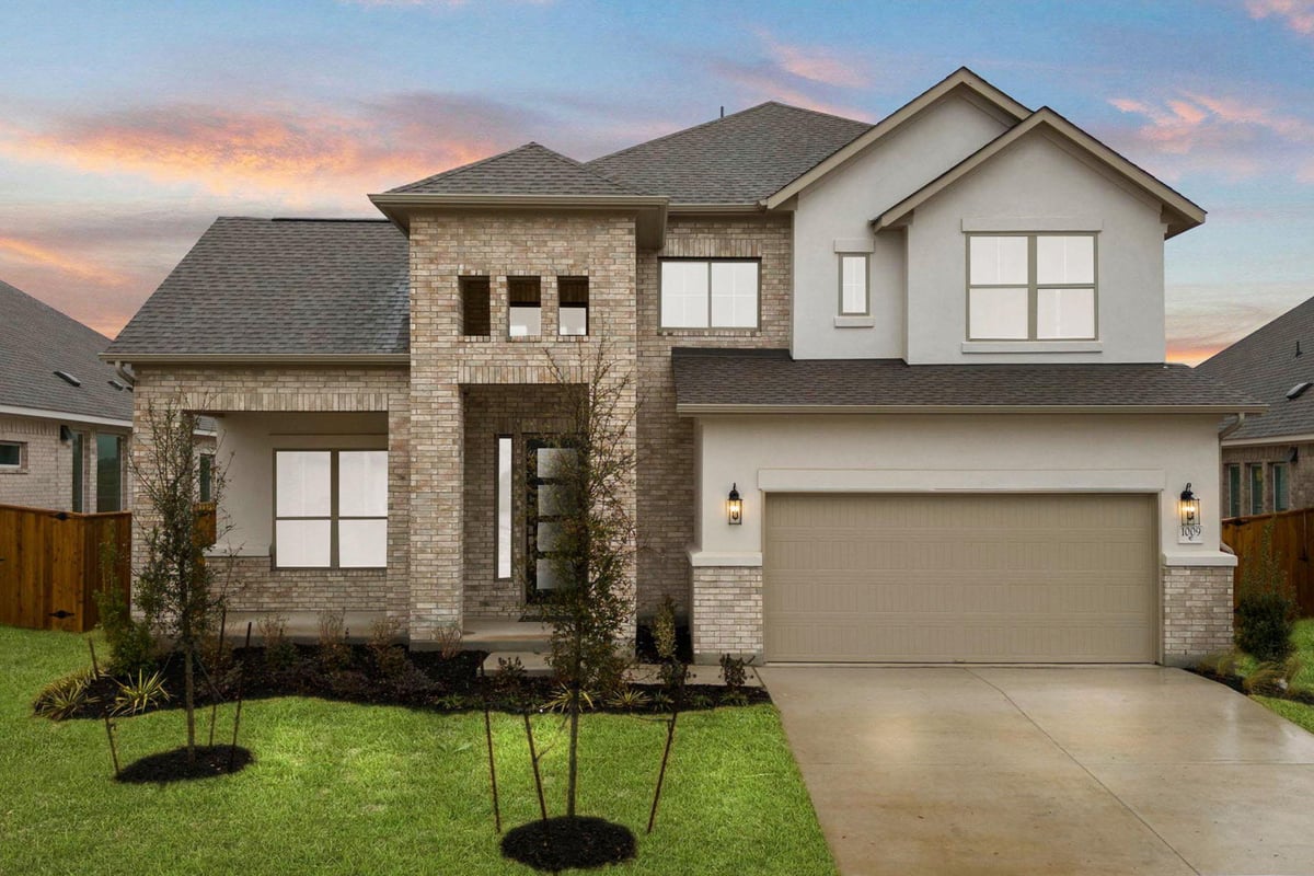 View 1009 Ellensburg Dr in Parmer Ranch 1009 Ellensburg Dr - front exterior - Luxury home in Parmer Ranch, Georgetown, TX