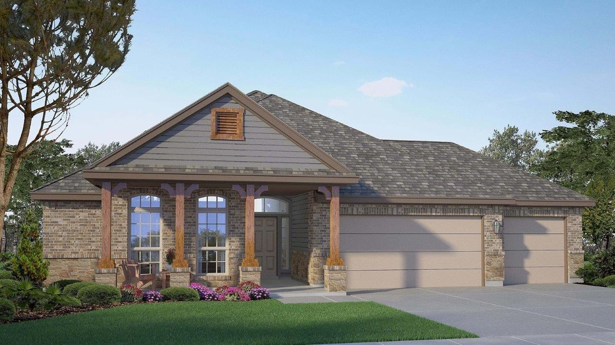 1009 Sydney BLVD - front exterior - Luxury home in Country Meadows, Thorndale, TX