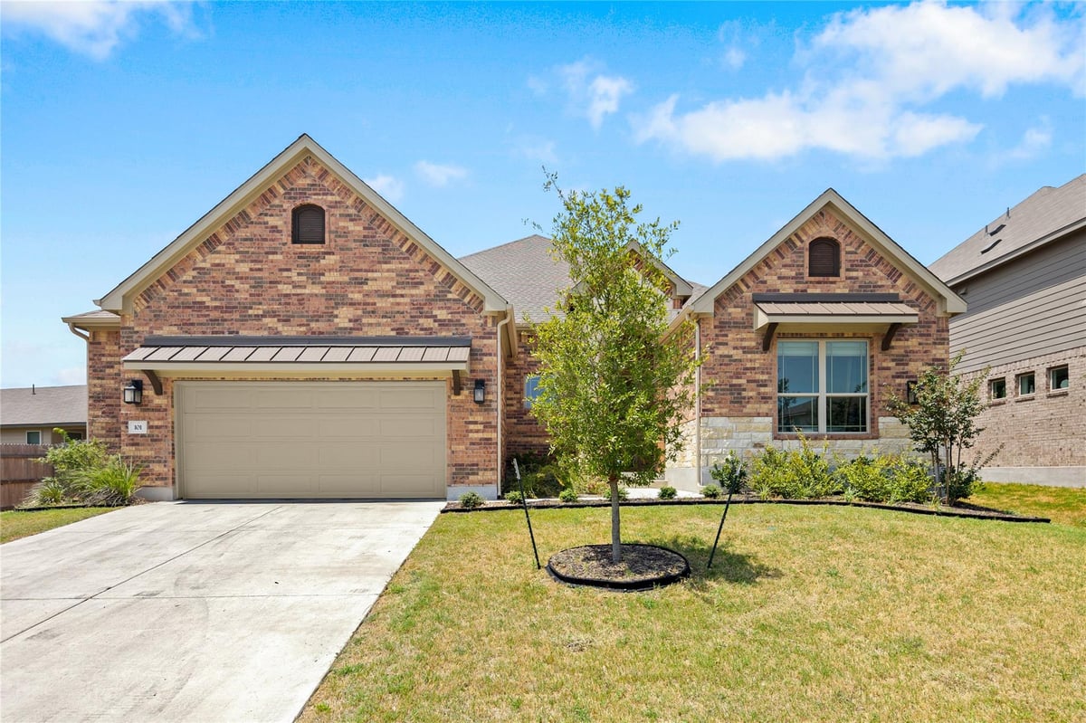View 101 Bosco Rd in Highlands North 101 Bosco Rd - front exterior - Luxury home in Highlands North, Hutto, TX