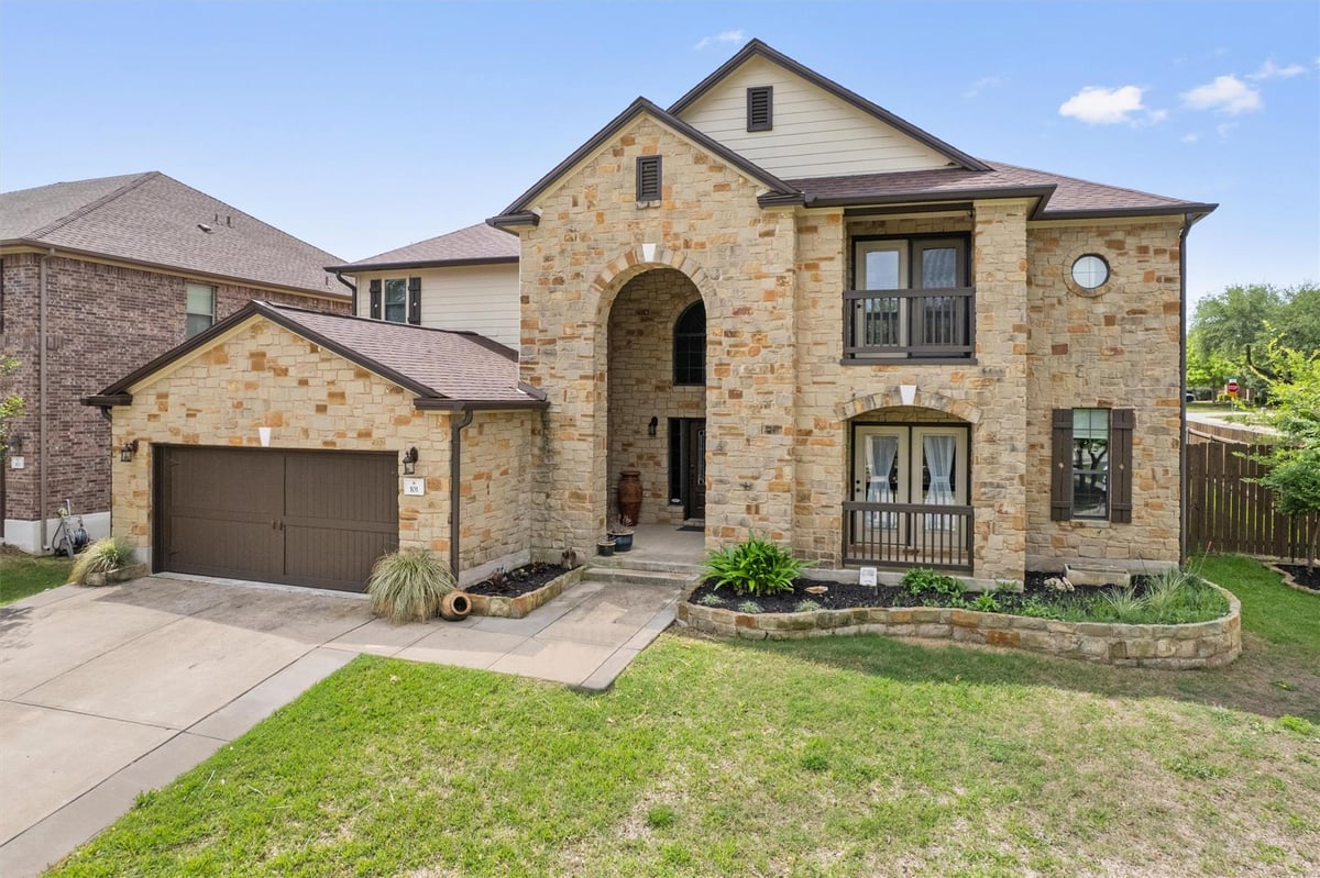 View 101 Breakaway Rd in Silverado West Ph A Sec 02 101 Breakaway Rd - front exterior - Luxury home in Silverado West Ph A Sec 02, Cedar Park, TX