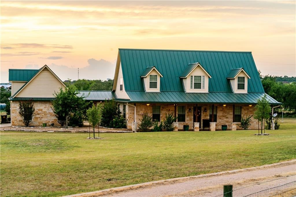 View 101 Fawn Meadow DR 101 Fawn Meadow DR - front exterior - Luxury home in Dripping Springs, TX
