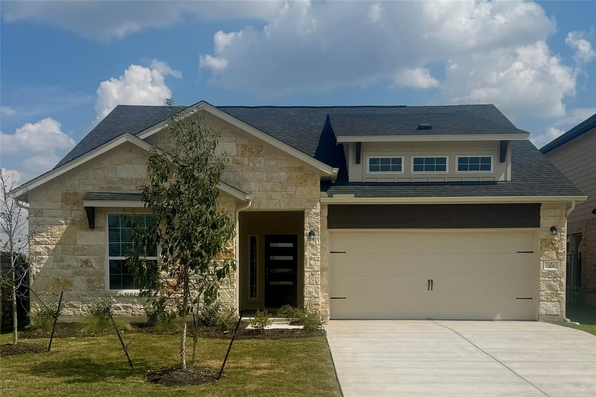 101 Hollister Dr - front exterior - Luxury home in Santa Rita Ranch, Liberty Hill, TX