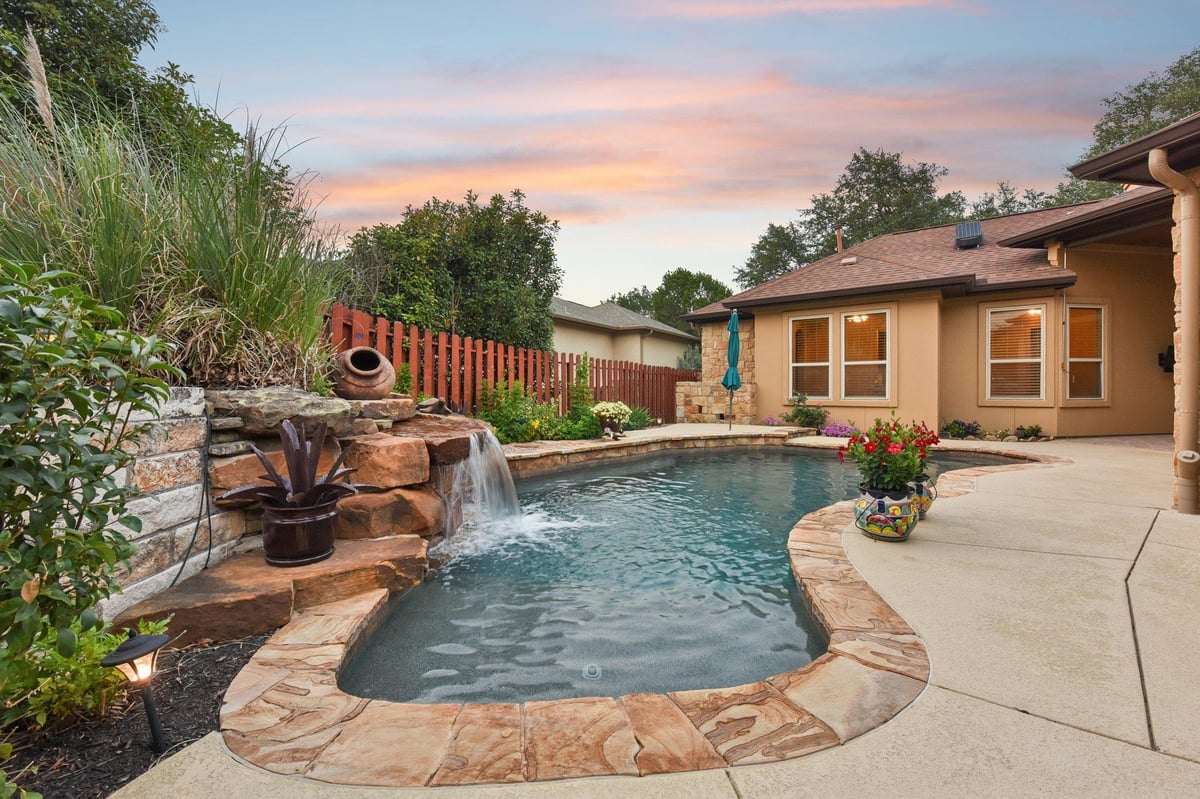 View 101 Indian Bend DR in Lakeway 101 Indian Bend DR - front exterior - Luxury home in Lakeway, Austin, TX
