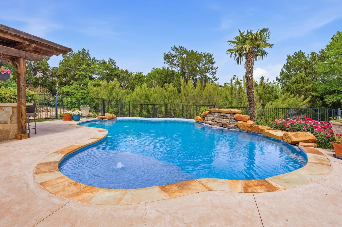 101 Pierce Range Rd - front exterior - Luxury home in Lakeway Highlands Ph 1 Sec 3, Austin, TX