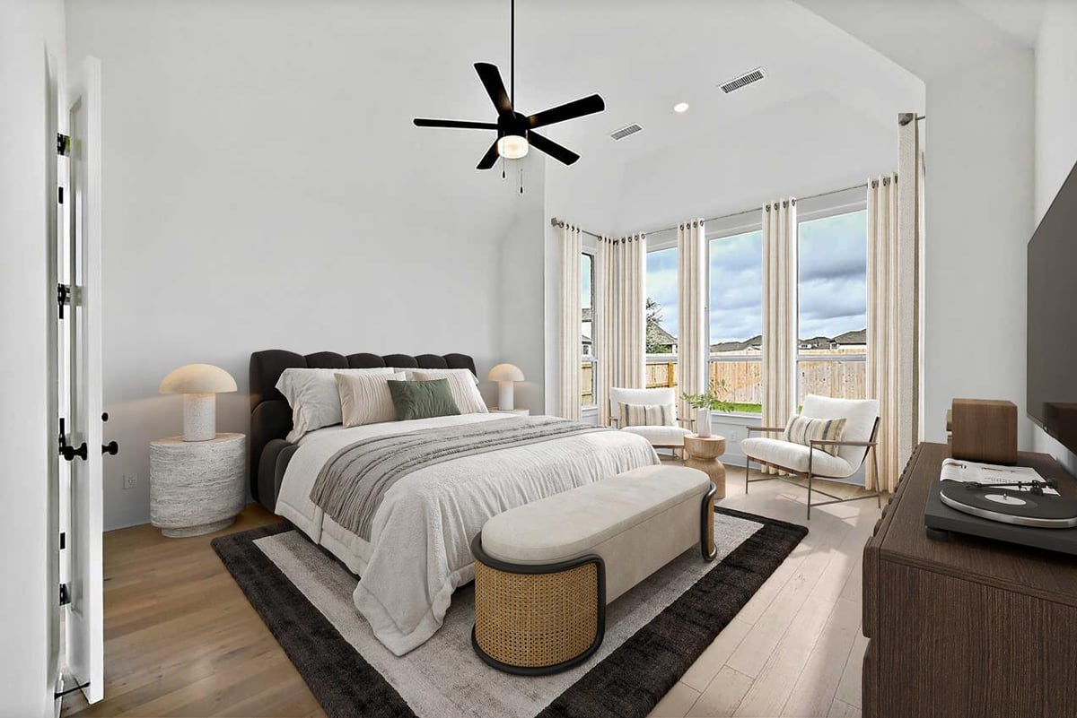 Primary bedroom at 101 Ribera Dr - 4 bed 4 bath home