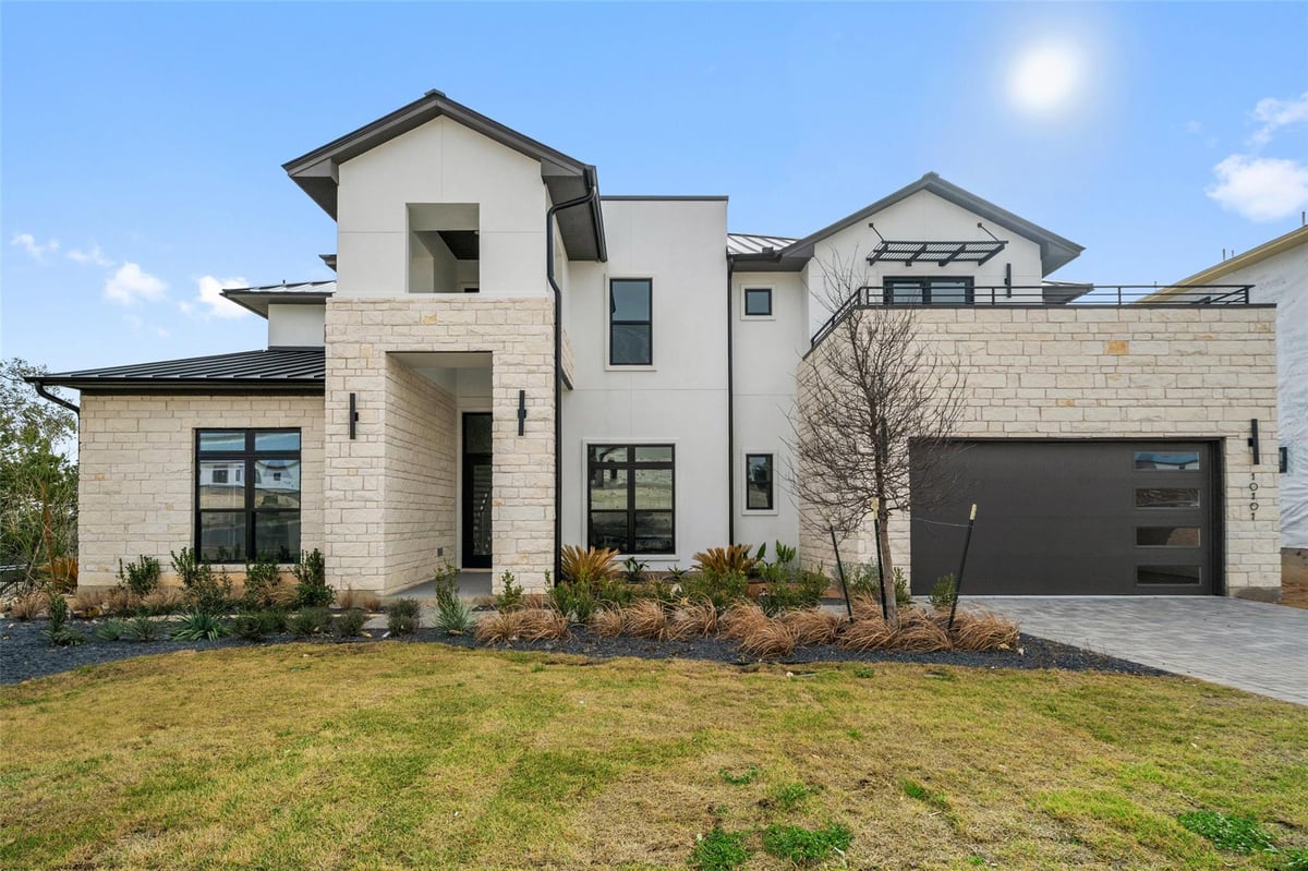 View 10101 Cressida Bnd in River Place 10101 Cressida Bnd - front exterior - Luxury home in River Place, Austin, TX