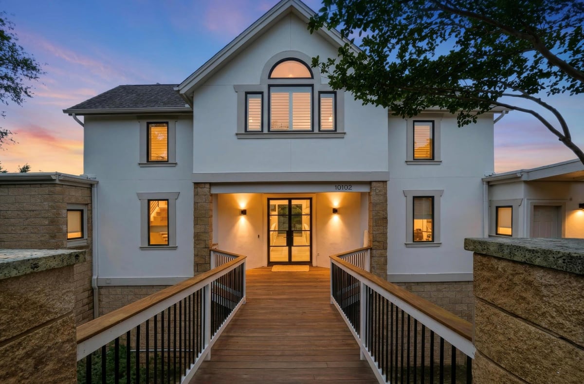 View 10102 Grand Teton CT in Great Hills Sec 10 10102 Grand Teton CT - front exterior - Luxury home in Great Hills Sec 10, Austin, TX
