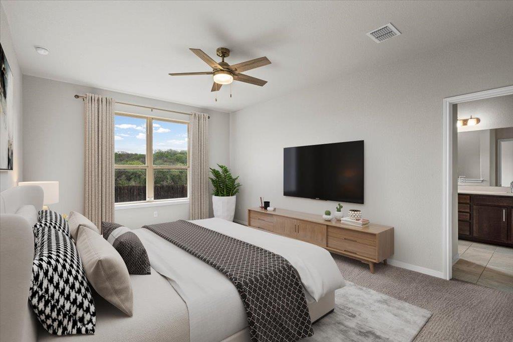 Primary bedroom at 1012 Goldilocks Ln - 4 bed 2 bath home