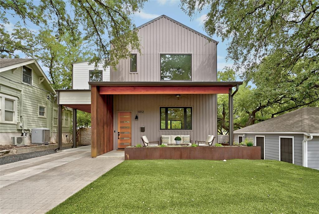 View 1012 Milam Pl in Travis Heights 1012 Milam Pl - front exterior - Luxury home in Travis Heights, Austin, TX