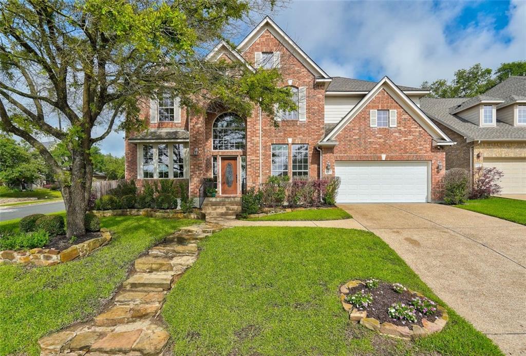 View 10140 Brimfield Dr in Canyon Creek Sec 24 10140 Brimfield Dr - front exterior - Luxury home in Canyon Creek Sec 24, Austin, TX