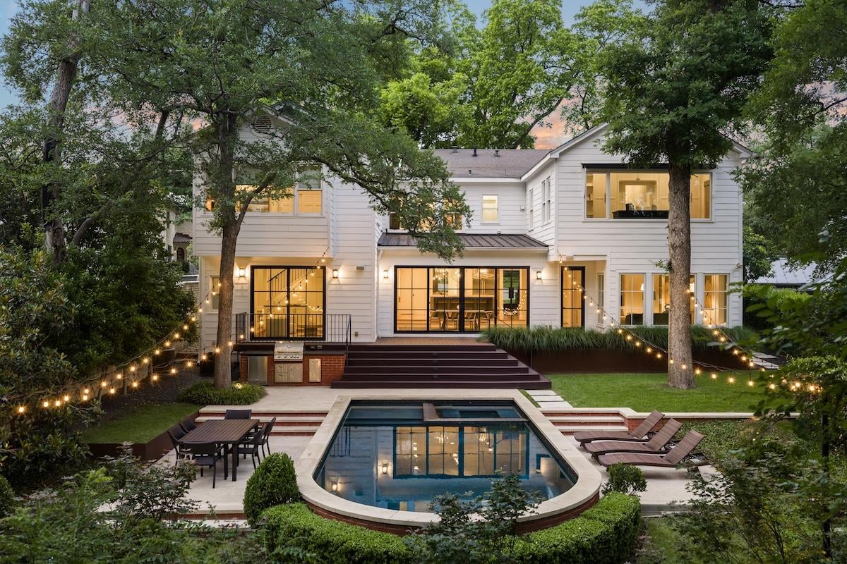 View 1015 Gaston Ave in Shoal Terrace 1015 Gaston Ave - front exterior - Luxury home in Shoal Terrace, Austin, TX