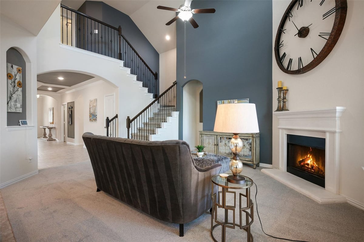 Living area at 1017 Arvada Dr - 3 bed 3 bath home