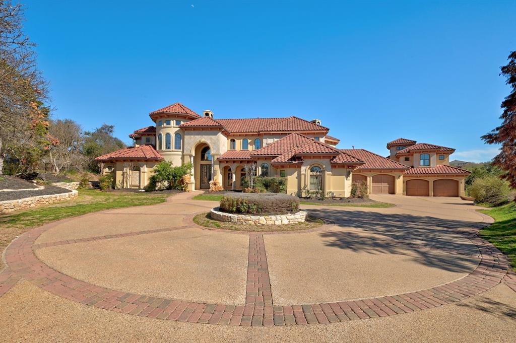 View 102 Bella Cima Dr in Costa Bella 102 Bella Cima Dr - front exterior - Luxury home in Costa Bella, Austin, TX