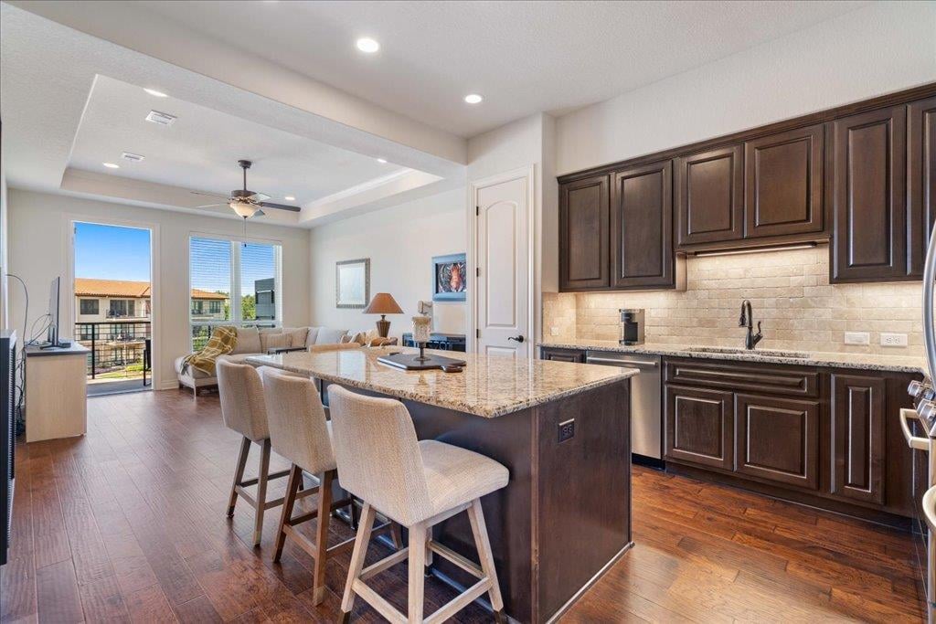 View 102 Bella Toscana Ave Unit #1304 in Tuscan Village 102 Bella Toscana Ave Unit #1304 - front exterior - Luxury home in Tuscan Village, Lakeway, TX