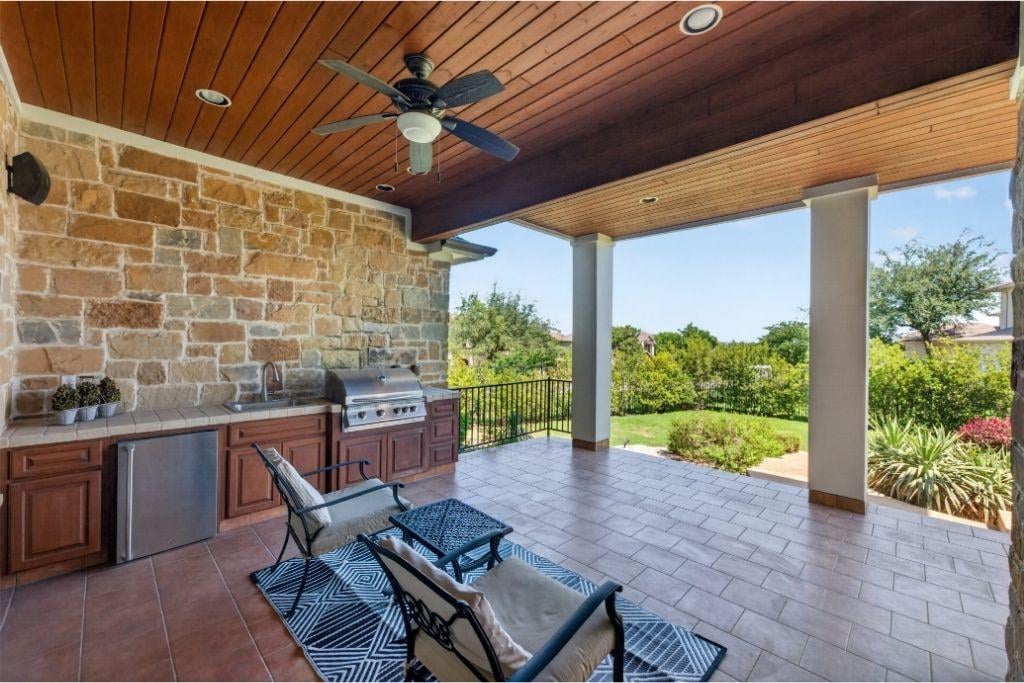 View 102 Kildrummy LN in Lakeway Highlands Ph 01 Sec 01 102 Kildrummy LN - front exterior - Luxury home in Lakeway Highlands Ph 01 Sec 01, Austin, TX