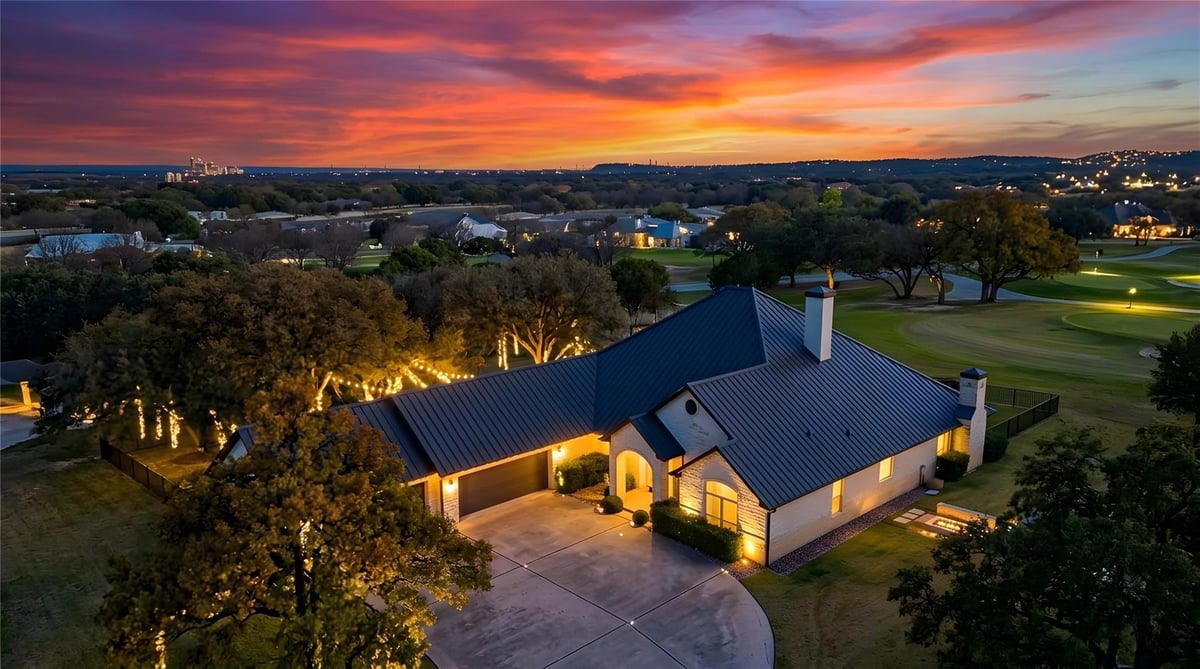 View 102 Voca in Horseshoe Bay West 102 Voca - front exterior - Luxury home in Horseshoe Bay West, Horseshoe Bay, TX