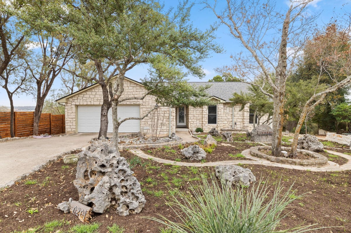 View 10201 Lockleven CV in Park At Spicewood Spgs Sec 01 10201 Lockleven CV - front exterior - Luxury home in Park At Spicewood Spgs Sec 01, Austin, TX