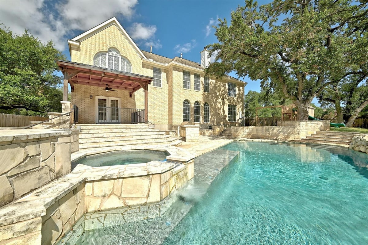 View 10201 MALVINAS Cv in Circle C Ranch Ph C Sec 05-B 10201 MALVINAS Cv - front exterior - Luxury home in Circle C Ranch Ph C Sec 05-B, Austin, TX