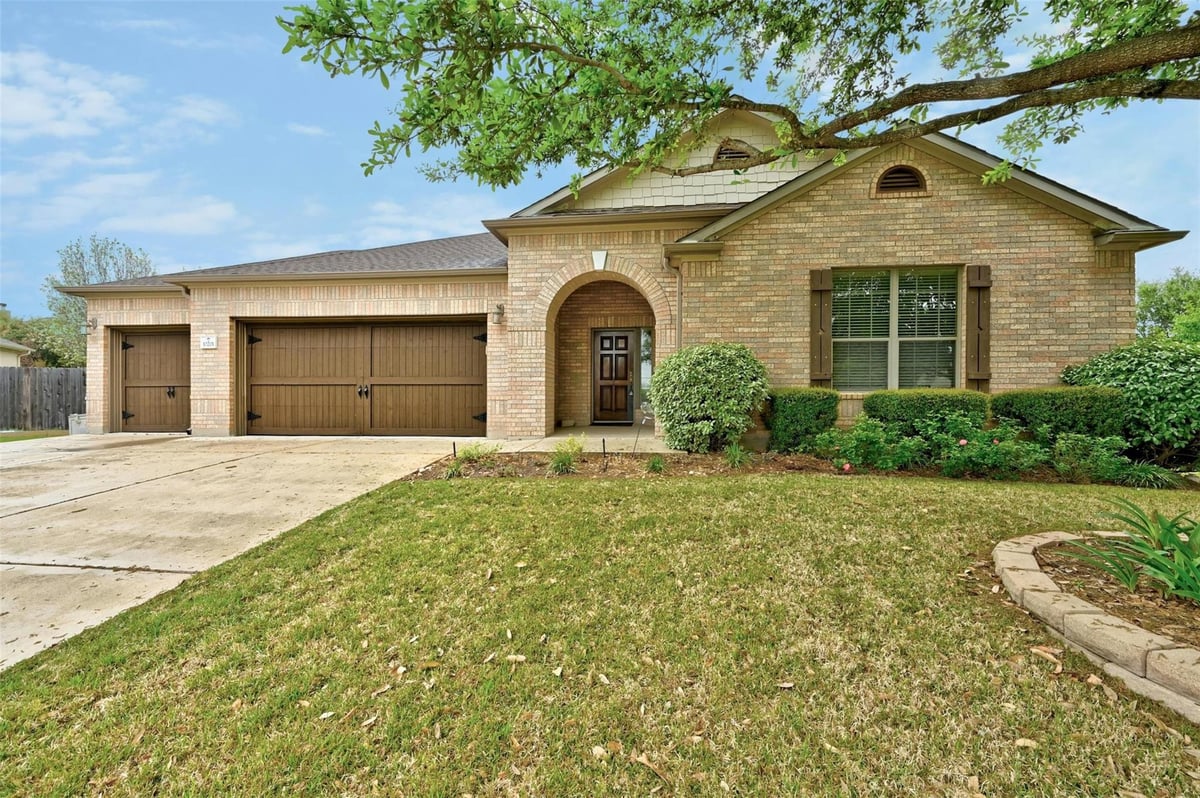 View 10201 Salem Oak Cv in Oak At Twin Creeks Sec 04 The 10201 Salem Oak Cv - front exterior - Luxury home in Oak At Twin Creeks Sec 04 The, Austin, TX
