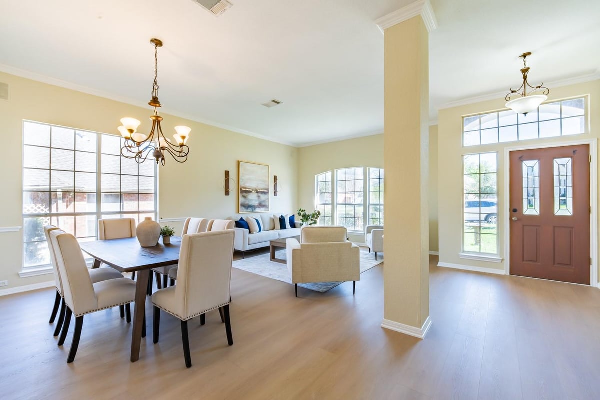 Living area at 10204 Andora Dr - 4 bed 2 bath home