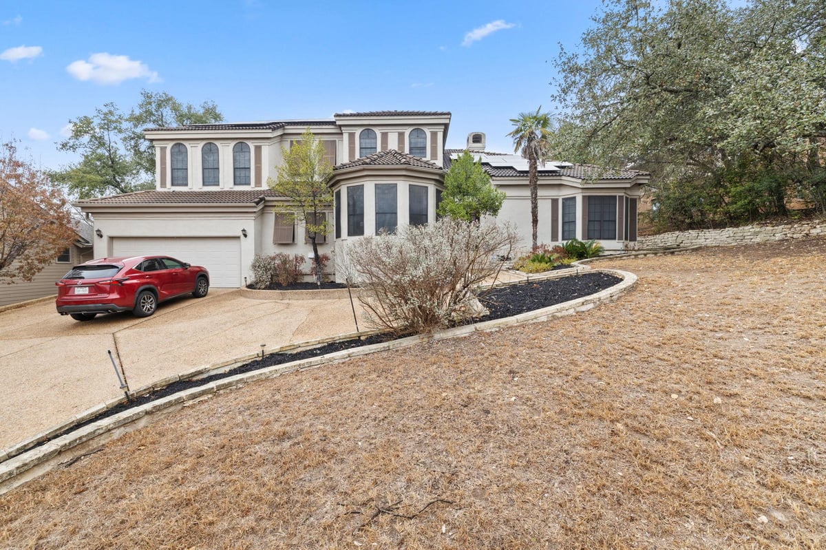 10204 Sausalito Dr - front exterior - Luxury home in Great Hills Sec 10, Austin, TX