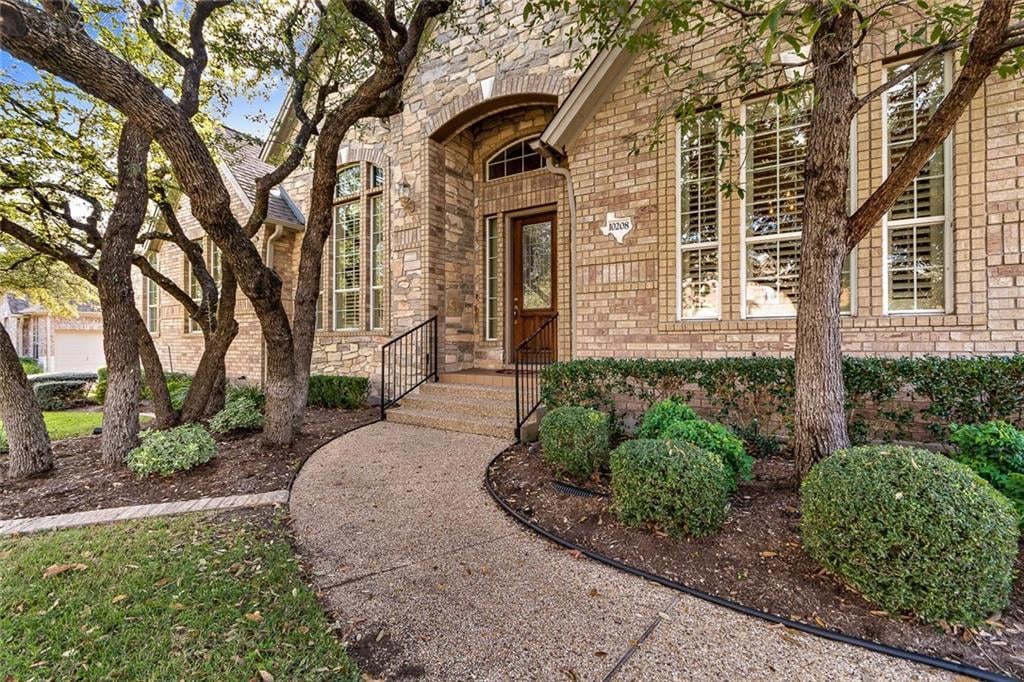 View 10208 Fossmoor St in Avery Estates 10208 Fossmoor St - front exterior - Luxury home in Avery Estates, Austin, TX