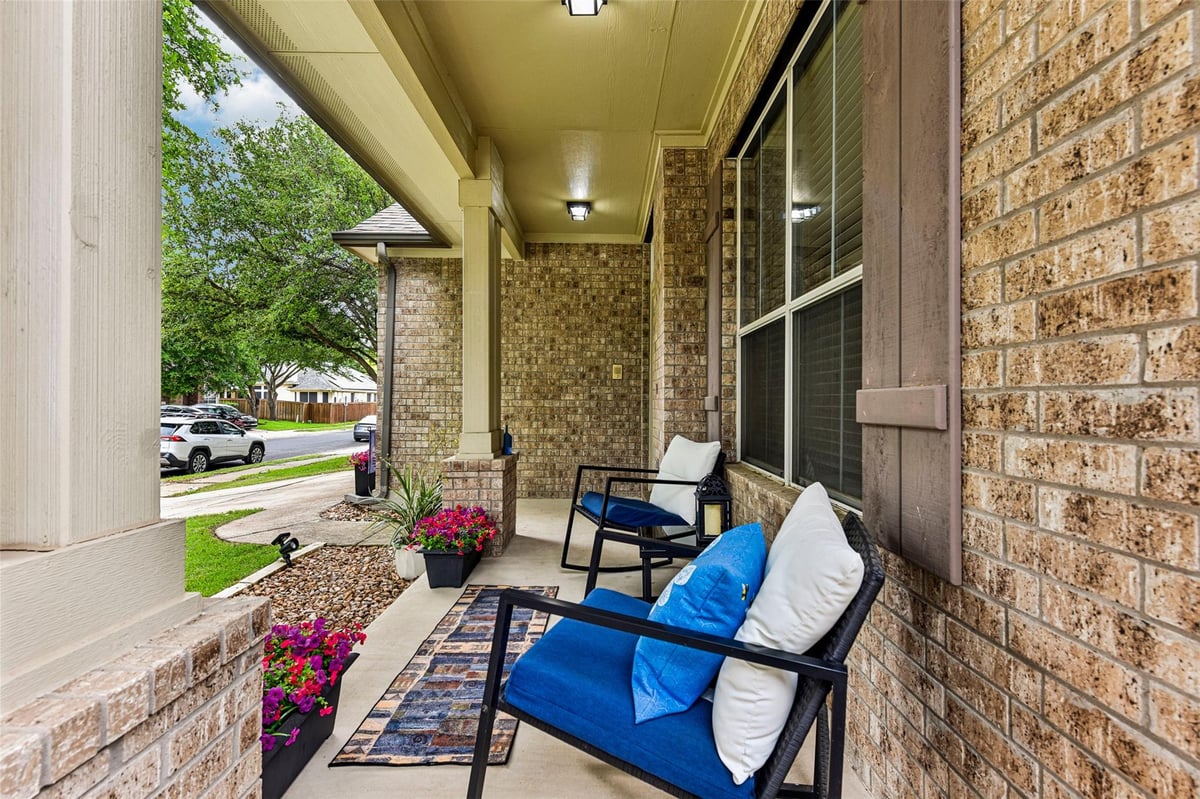Living area at 10216 Anahuac Trl - 4 bed 2 bath home